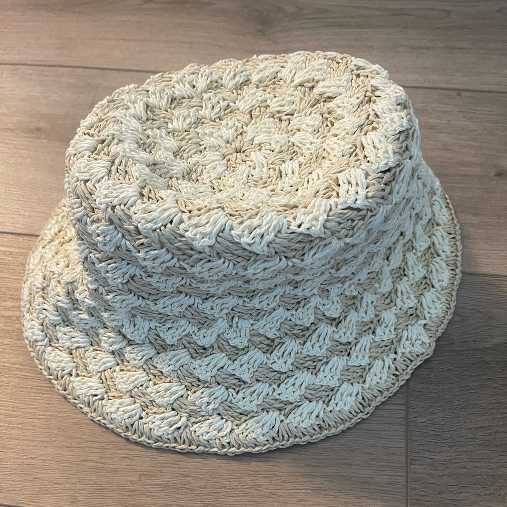 Jcrew Patterned Woven Straw Hat - image 3